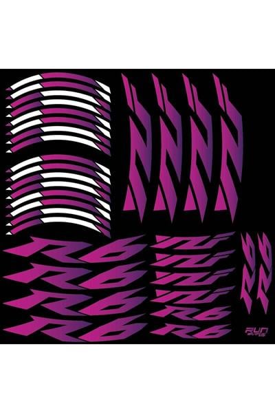 Yamaha YZF R6 Purple-Pink Rim Stripe Sticker