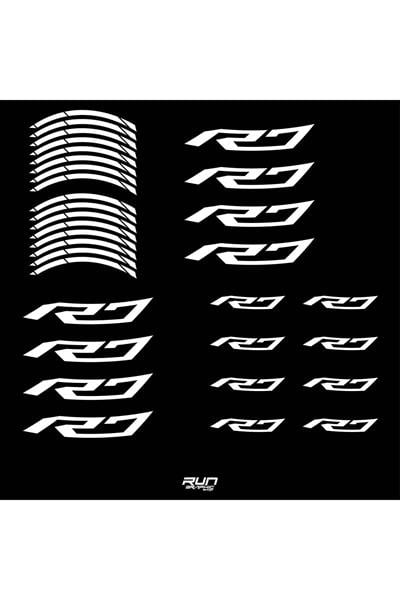 Yamaha YZF R7 Compatible White Rim Stripe Sticker