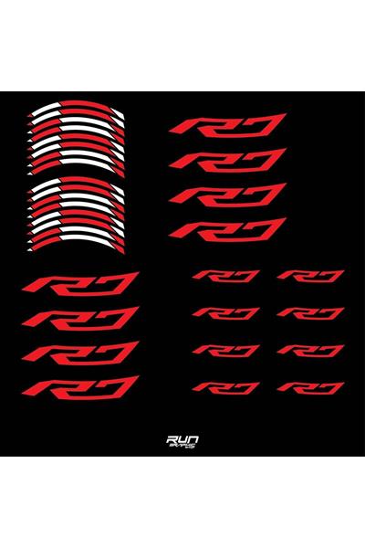 Yamaha YZF R7 Compatible Red Rim Stripe Sticker