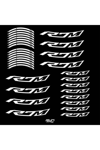 Yamaha YZF R7M White Rim Stripe Sticker