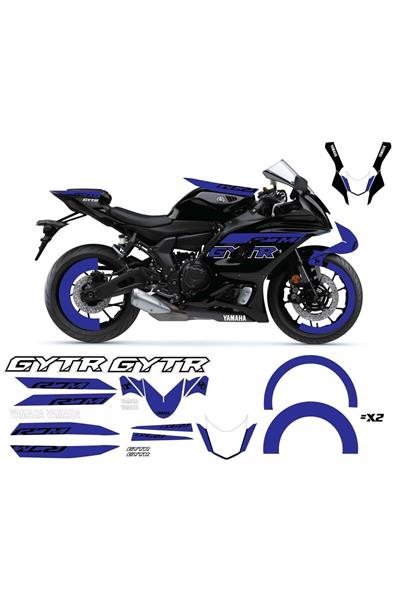 Yamaha YZF R7M Blue Sticker Set