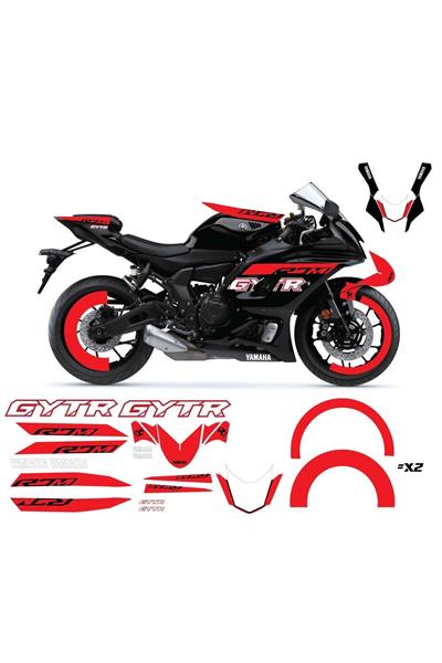 Yamaha YZF R7M Red Sticker Set