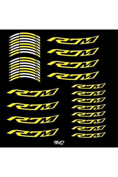 Yamaha YZF R7M Yellow Rim Stripe Sticker
