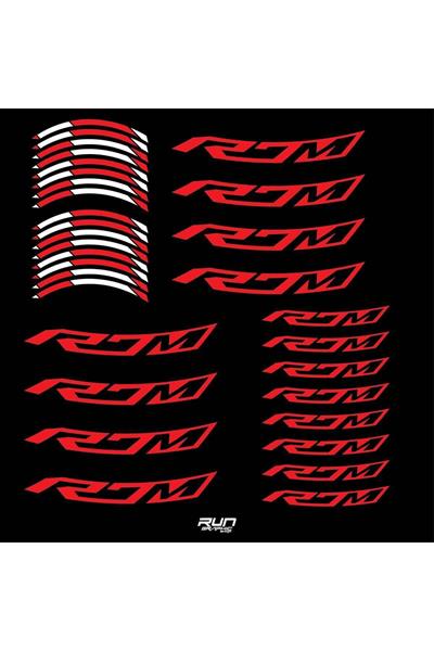 YZF R7M Red Rim Stripe Sticker