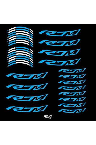 YZF R7M Red Rim Stripe Sticker