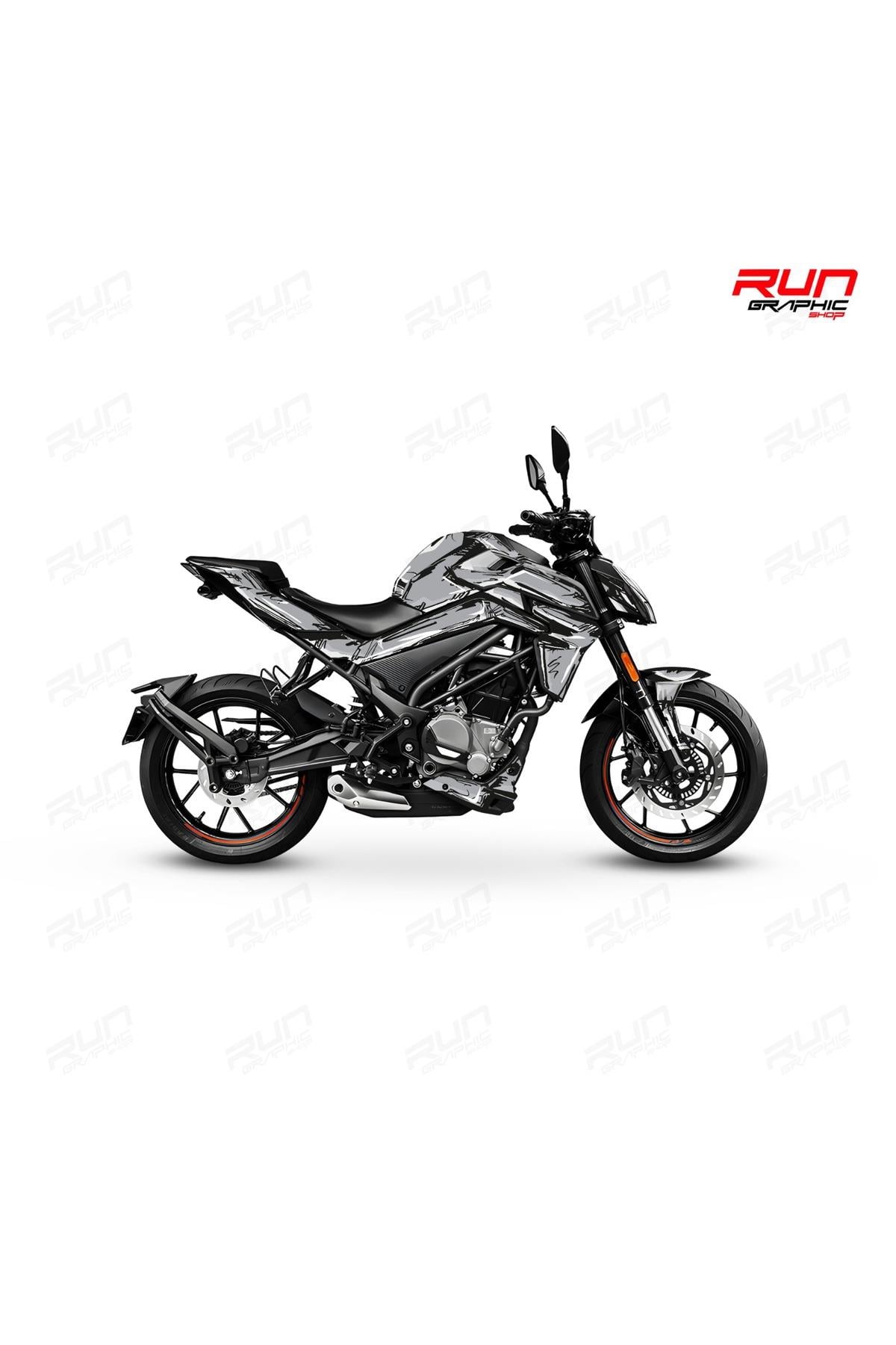 CF MOTO NK 250 CARTOON GRAPHİC KİT STİCKER SET