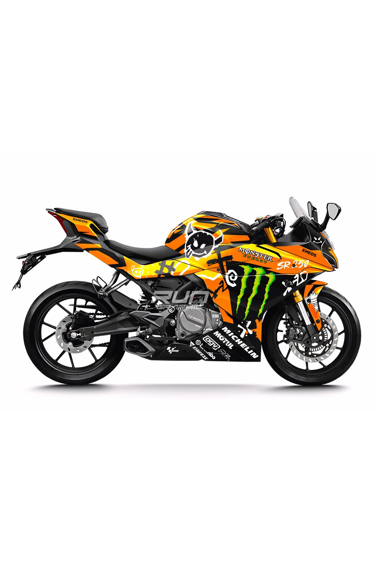 CFMOTO SR250 CANAVAR GRAPHİC KİT STİCKER SET