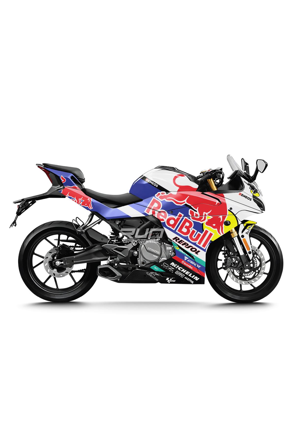 CFMOTO SR250 REDBOL GRAPHİC KİT STİCKER SET