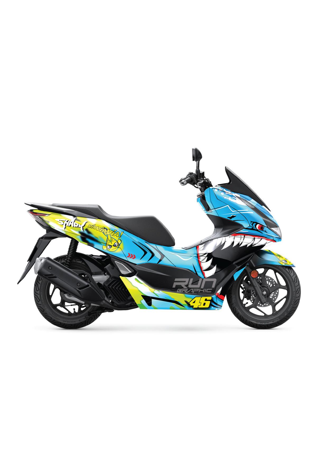 HONDA PCX 2021-2024 MİXED KAPLAMA GRAFİK SETİ KİT