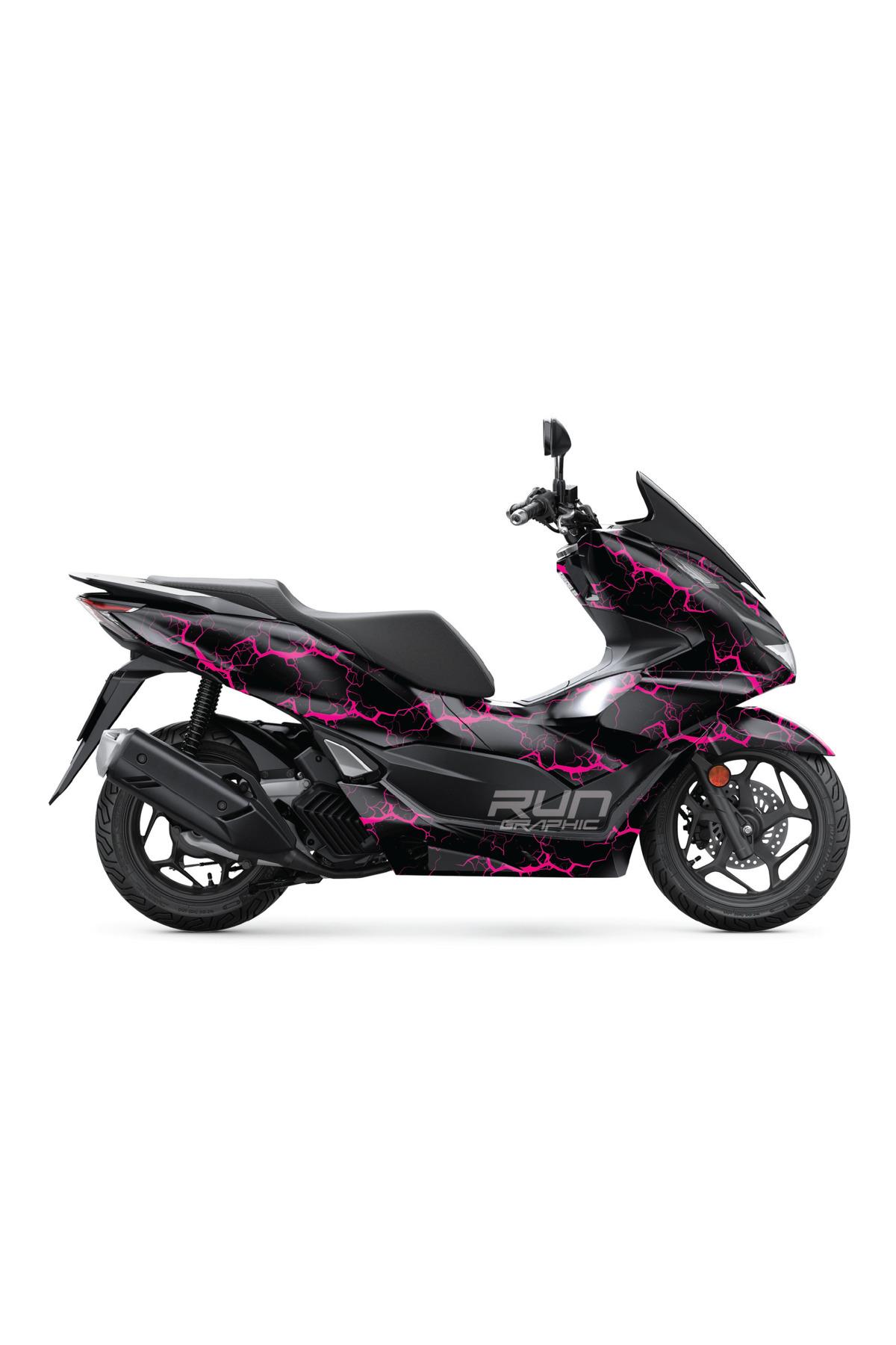 HONDA PCX 2021-2024 ŞİMŞEK KAPLAMA GRAFİK SETİ KİT