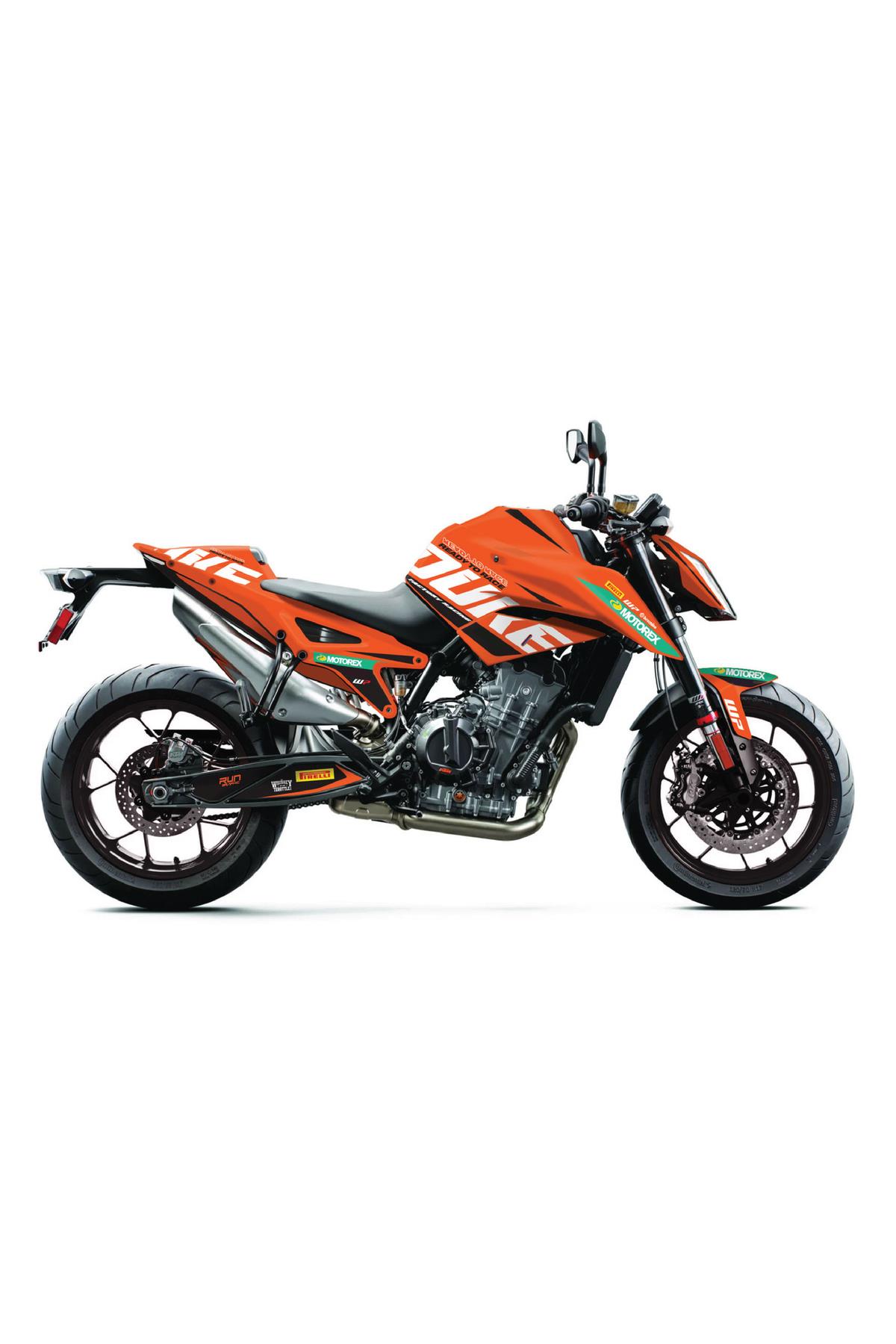 KTM DUKE 790 2018-2023 LİNE GRAPHIC KİT STİCKER SET