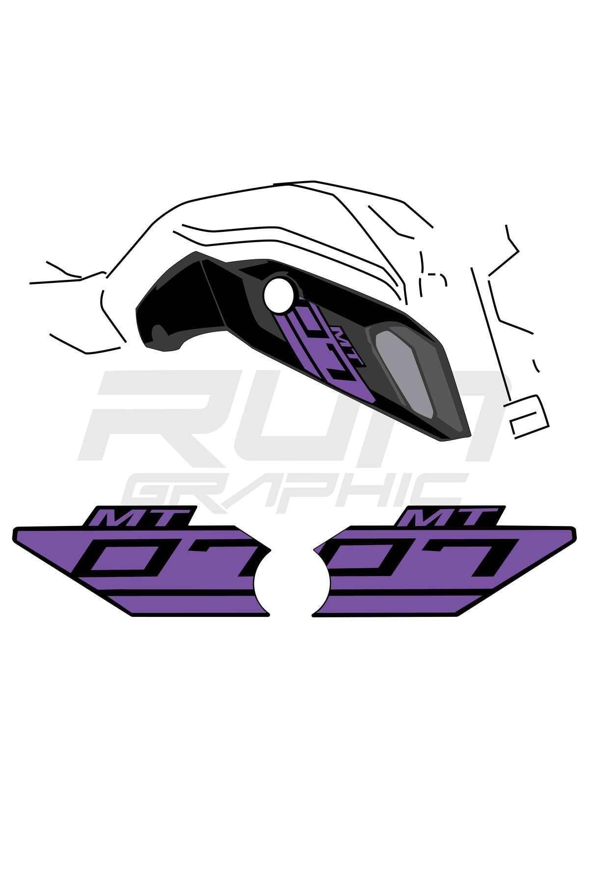 Mt 07 2018-2019 Mor Ram Air Sticker