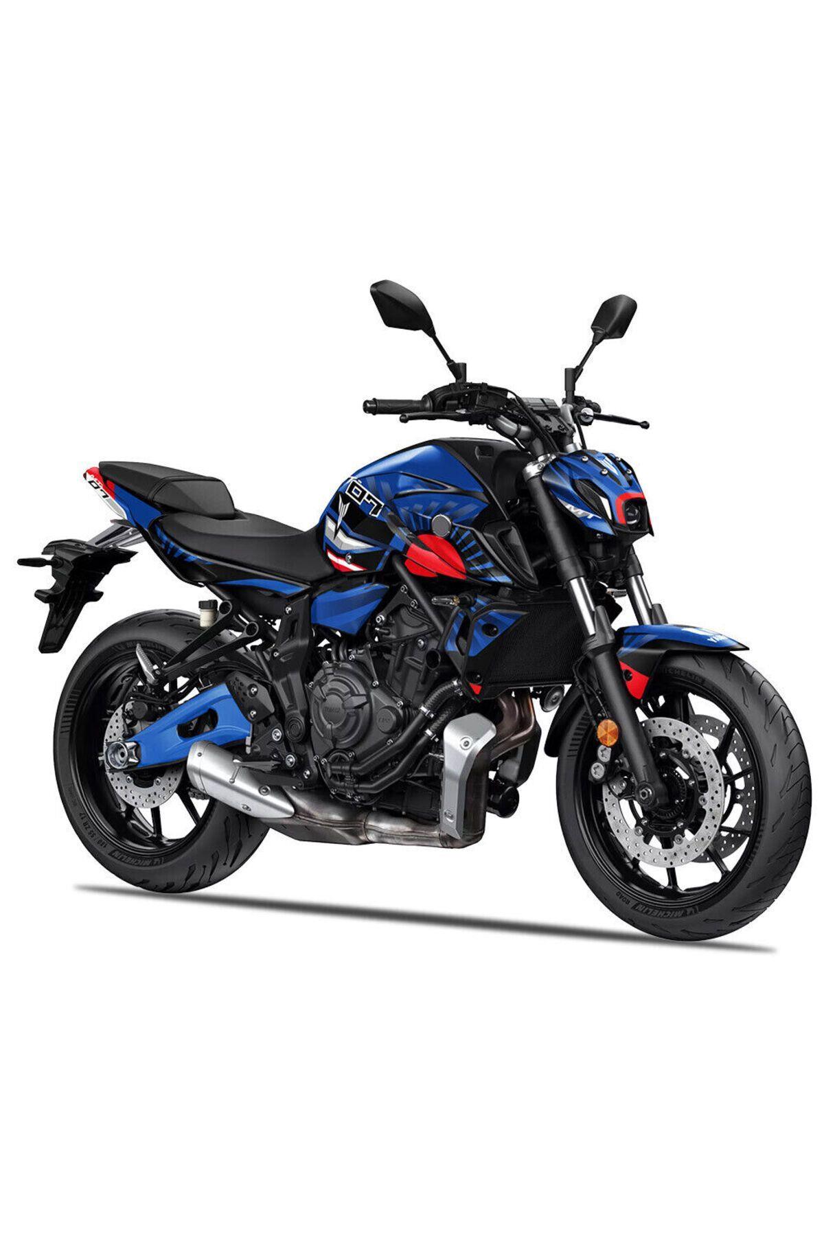 MT-07 2020-2023 MAVİ JAPAN FULL BODY KİT STİCKER SET