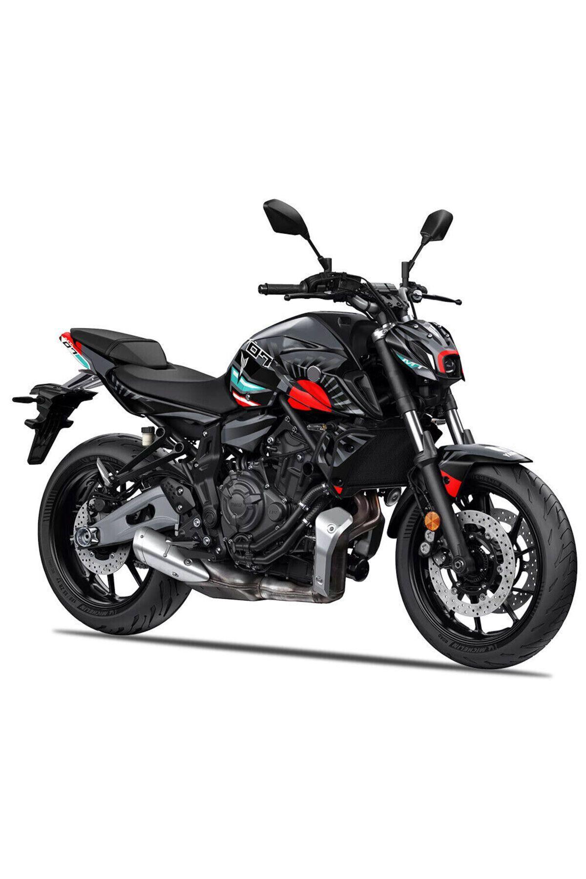 MT-07 2020-2023 SİYAH AY JAPAN FULL BODY KİT STİCKER SET