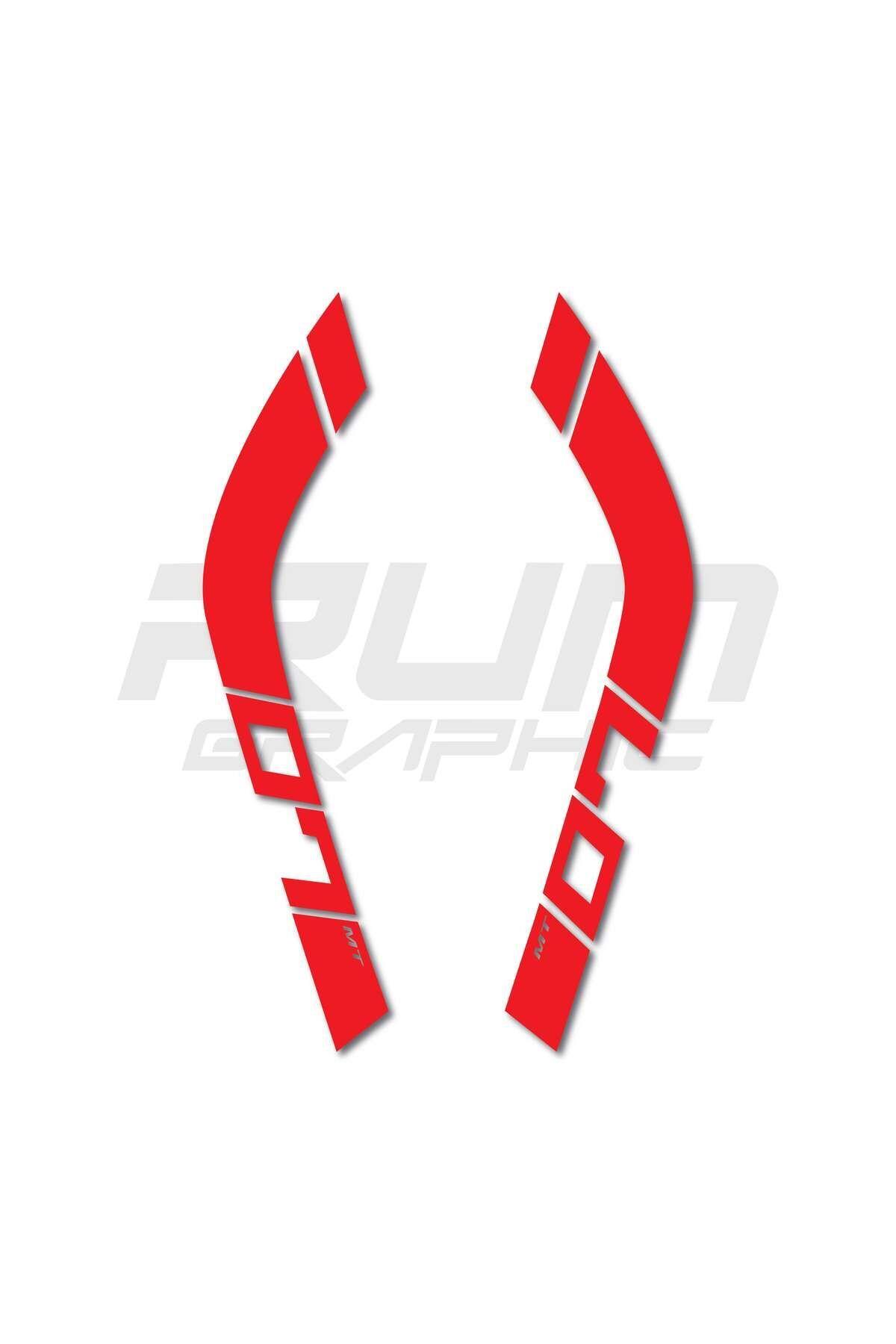 MT 07 2020-2023 Uyumlu KIRMIZI DEPO STİCKER