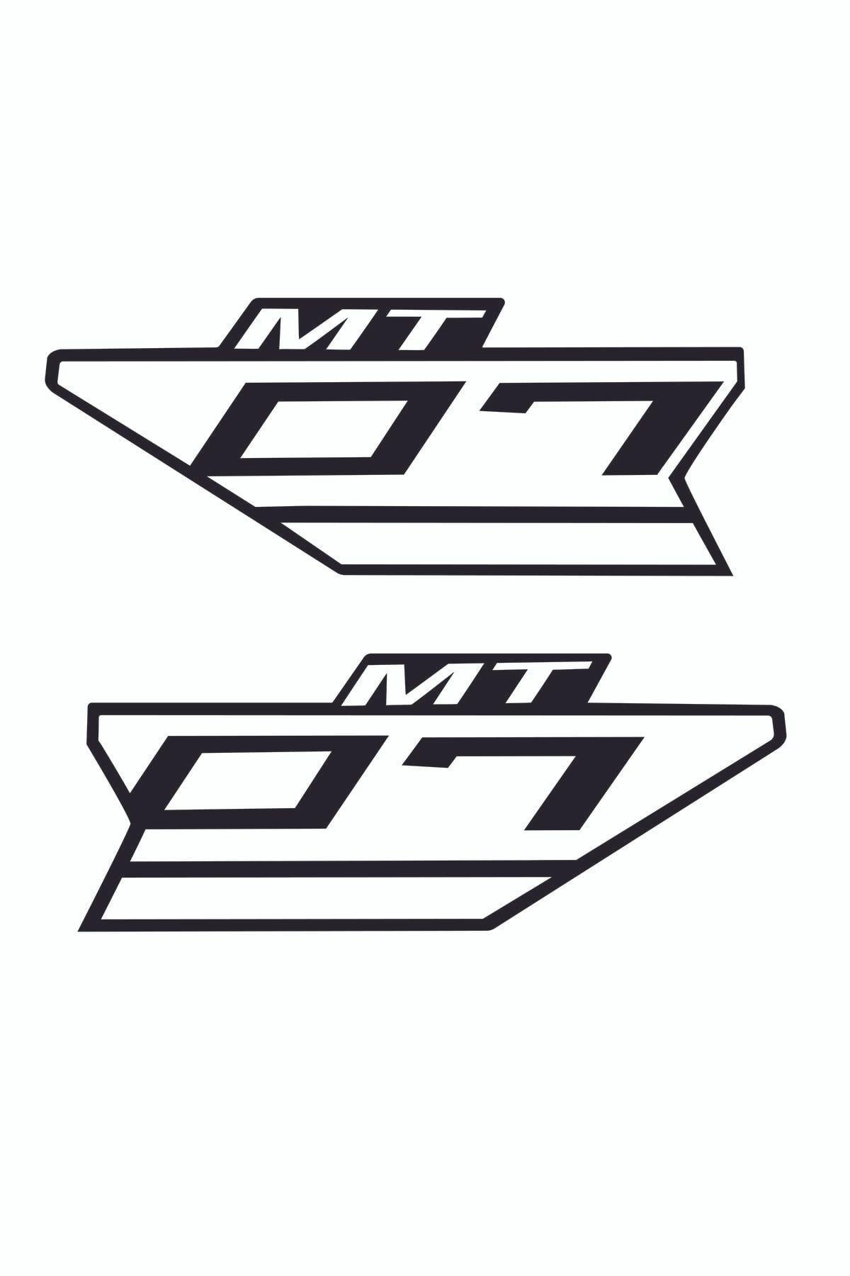 Mt 07 Beyaz Depo Ram Air Sticker
