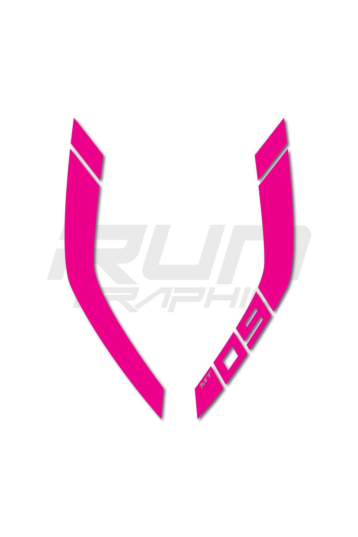 MT 09 2014-2017 PEMBE DEPO STİCKER