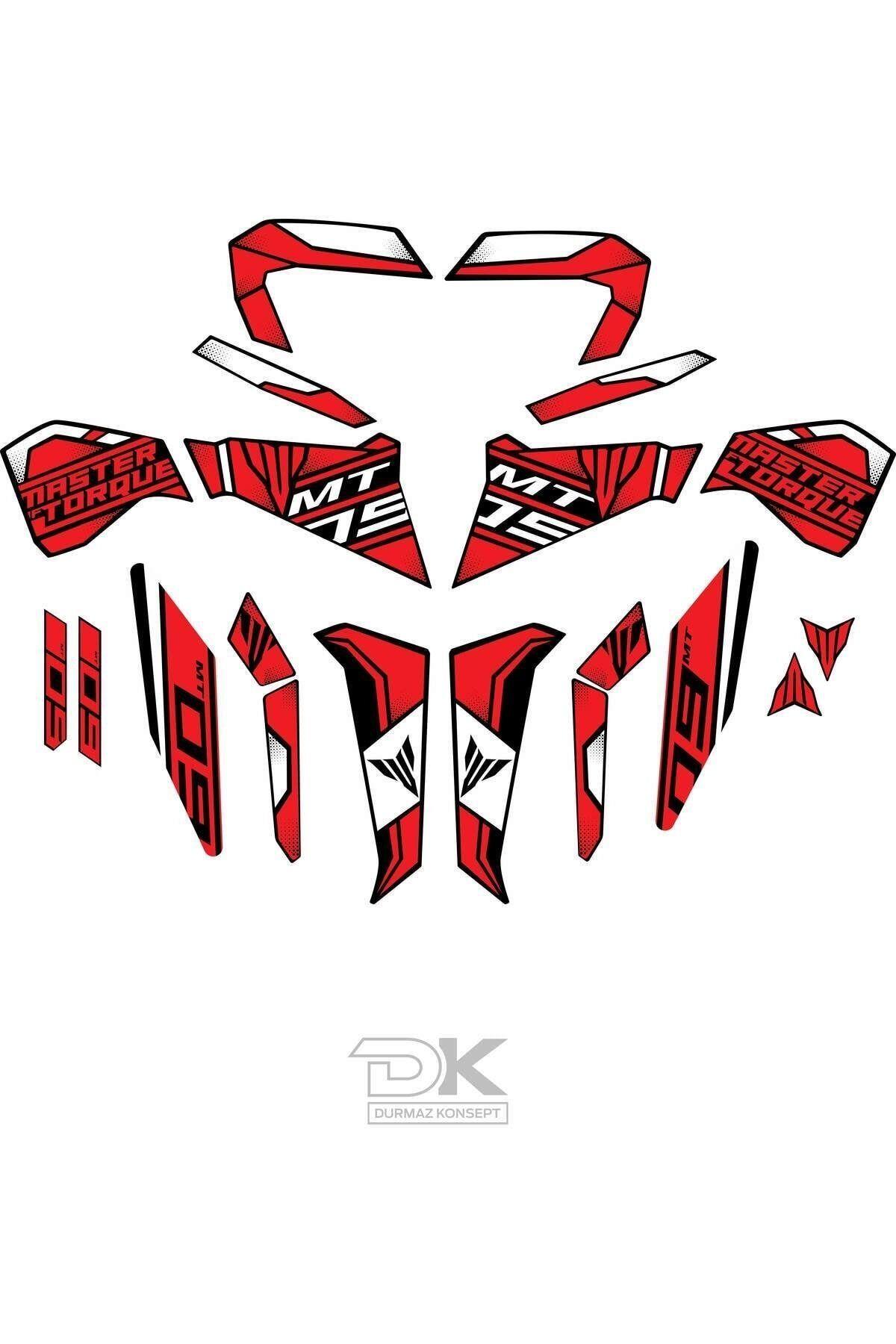 MT-09 2017-2019 KIRMIZI STİCKER SET