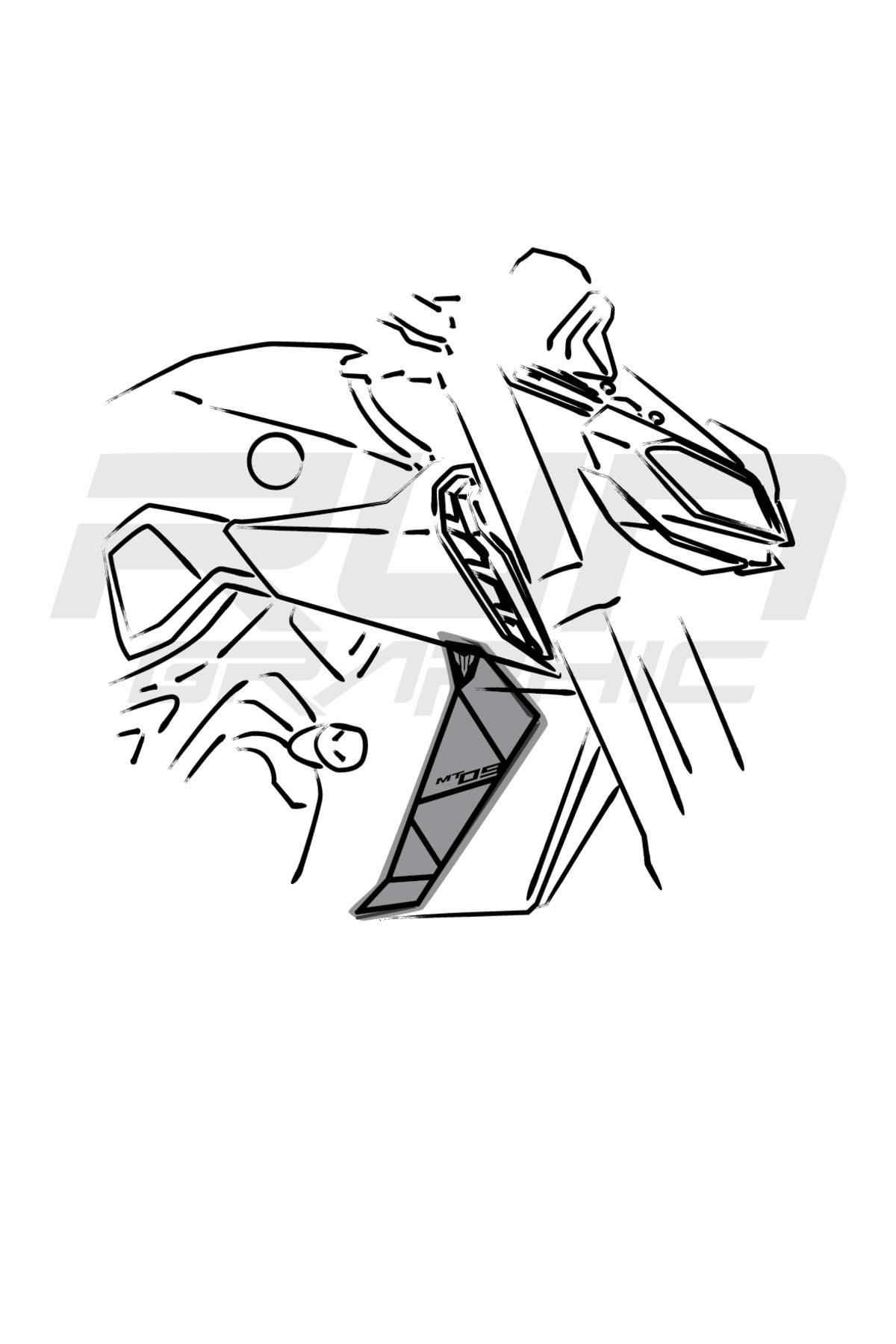 MT 09 GEN2 RADYATOR  V2 STİCKER