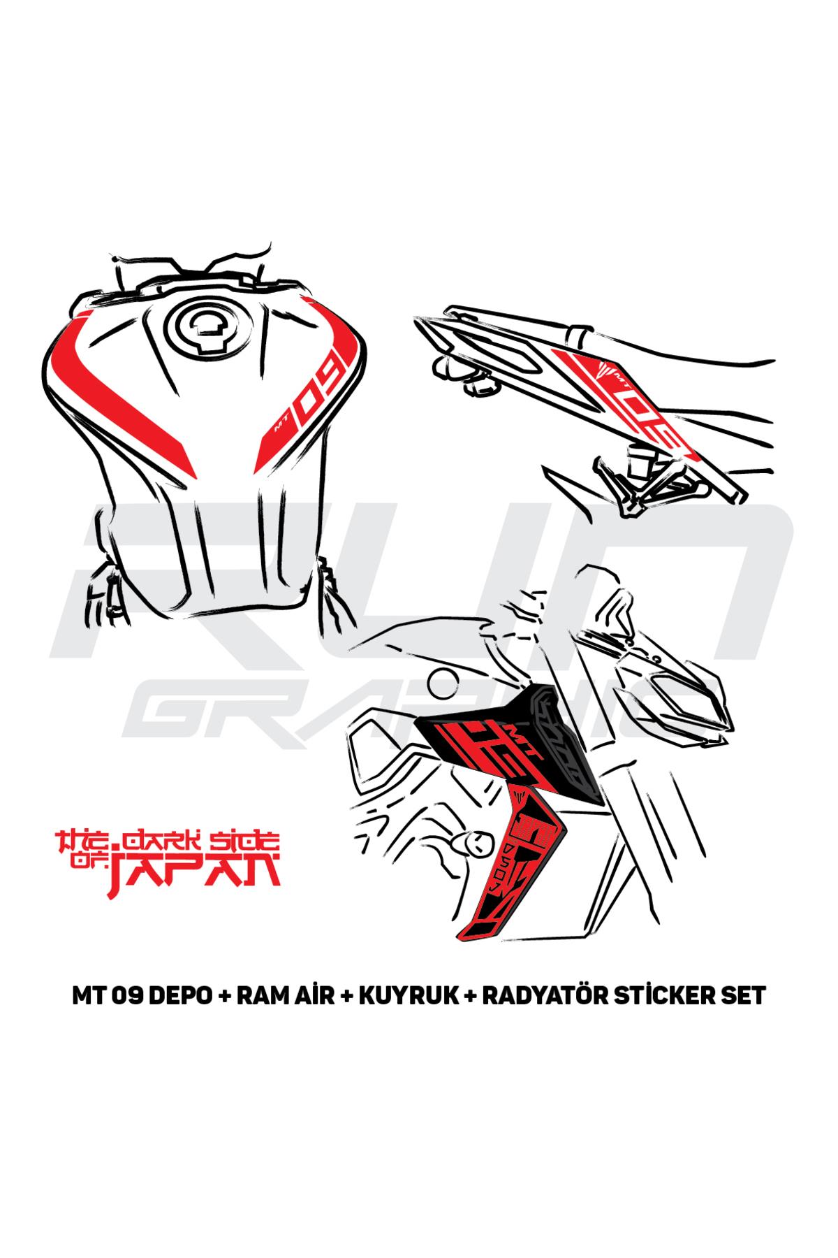 MT 09 GEN2 STİCKER SET 4