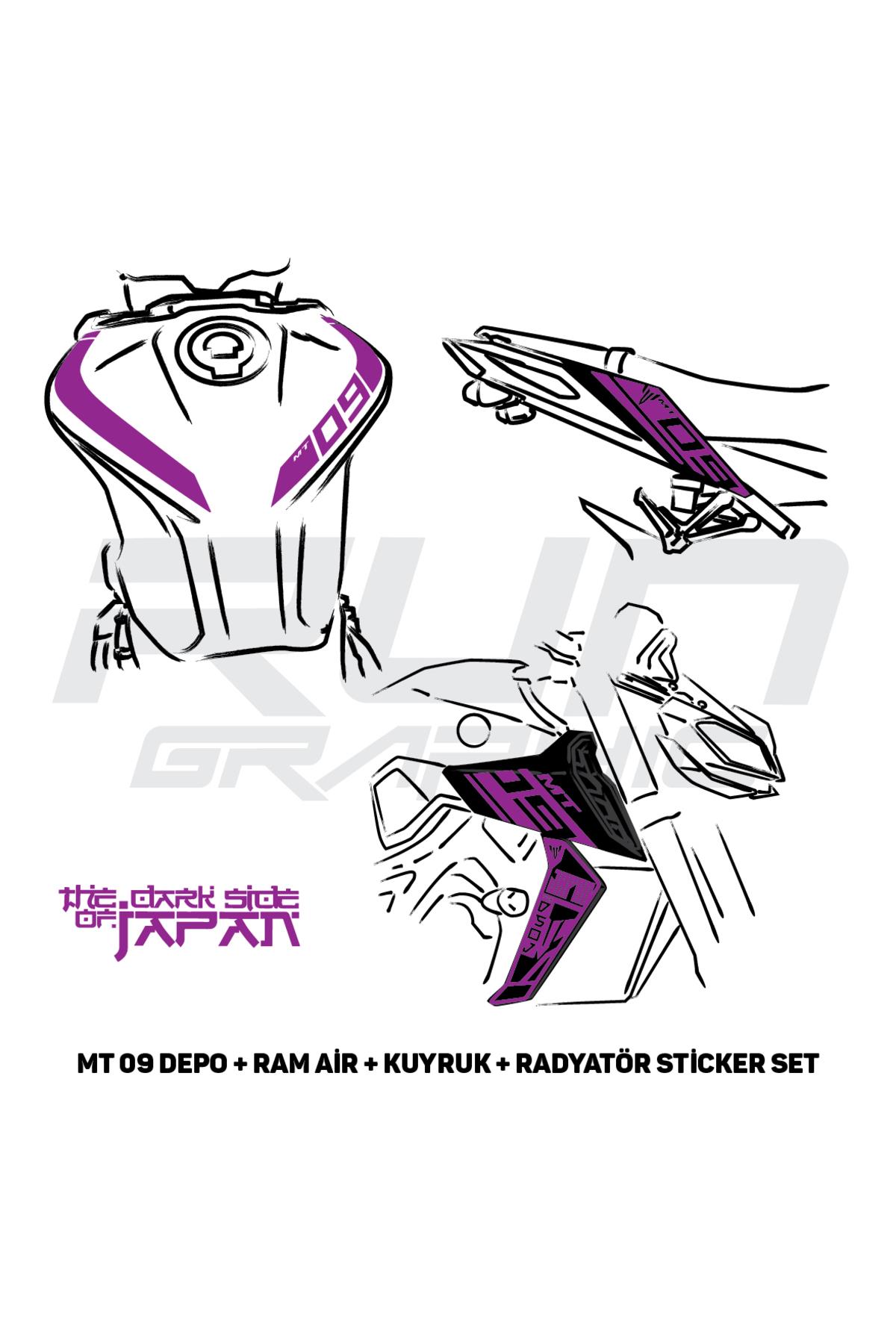 MT 09 GEN2 STİCKER SET 4