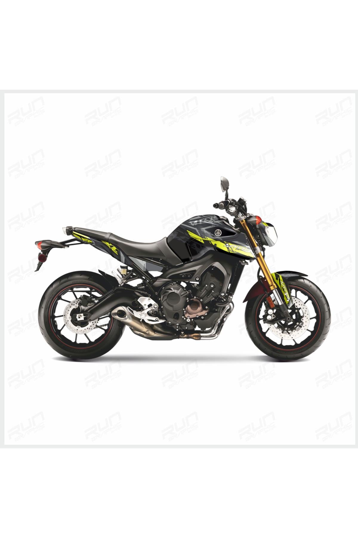 MT 09 NEON YEŞİL KANAL 2014- 2016 FULL STİCKER KİT SET