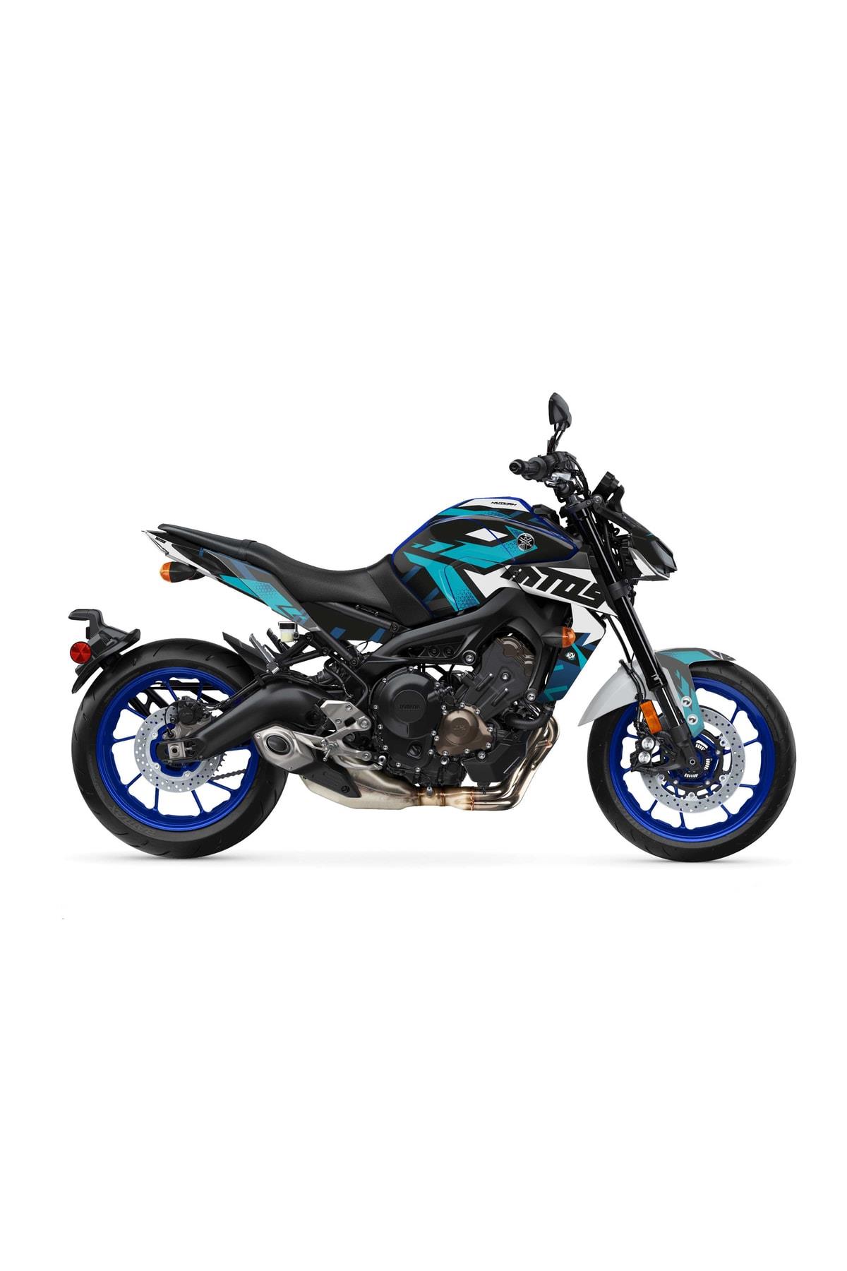 MT 09 ÖZEL MAVİ 2017 - 2019 FULL STİCKER KİT SET