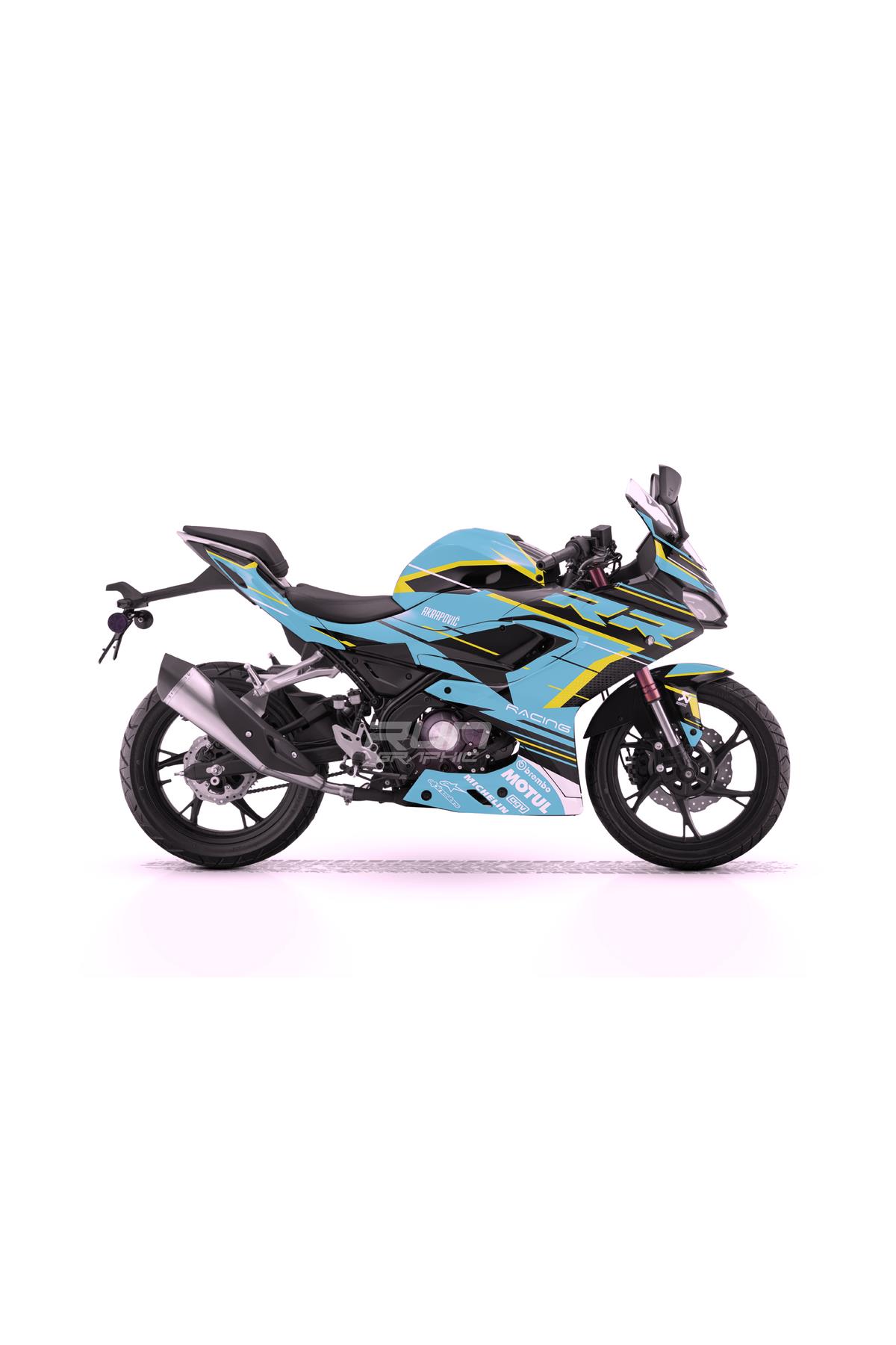 Rks Srk 125-250r Bmw Rr Graphic Kit Sticker Set