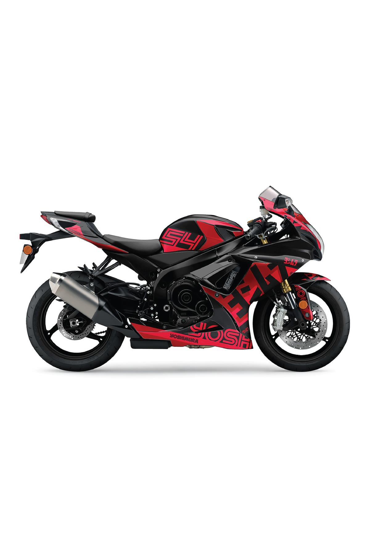 SUZUKI GSX-R 600-750 2011-14 MIXED GRAPHİC KİT STİCKER SET