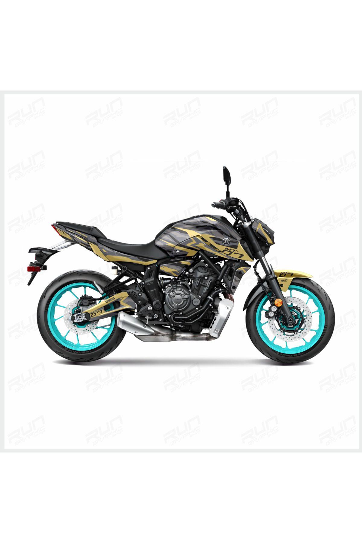 YAMAHA MT-07 2020-2024 NORTON GRAPHİC KİT STİCKER SET MODELİ