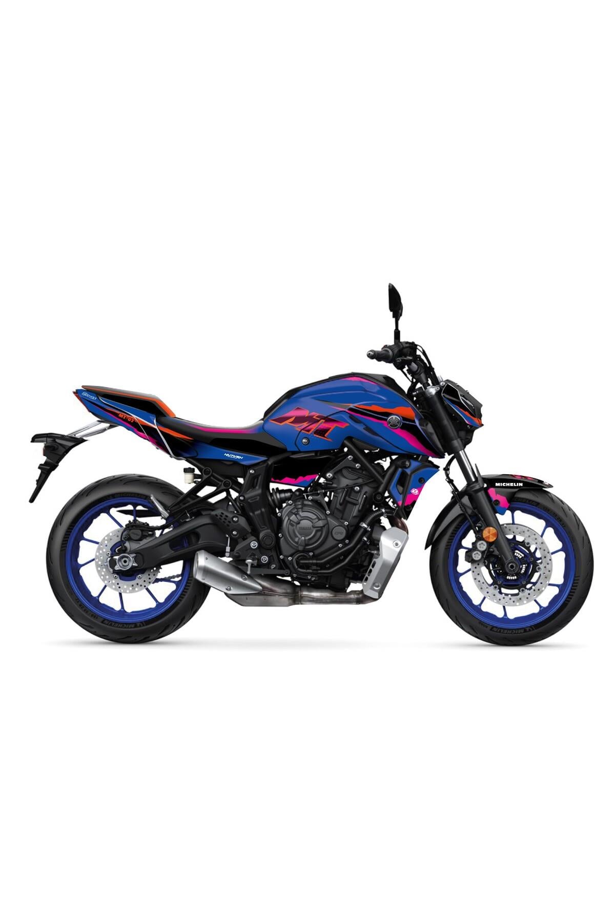 YAMAHA MT 07 2020-2024 PURPLINK II Uyumlu  STİCKER SET FULL BODY KIT MD1