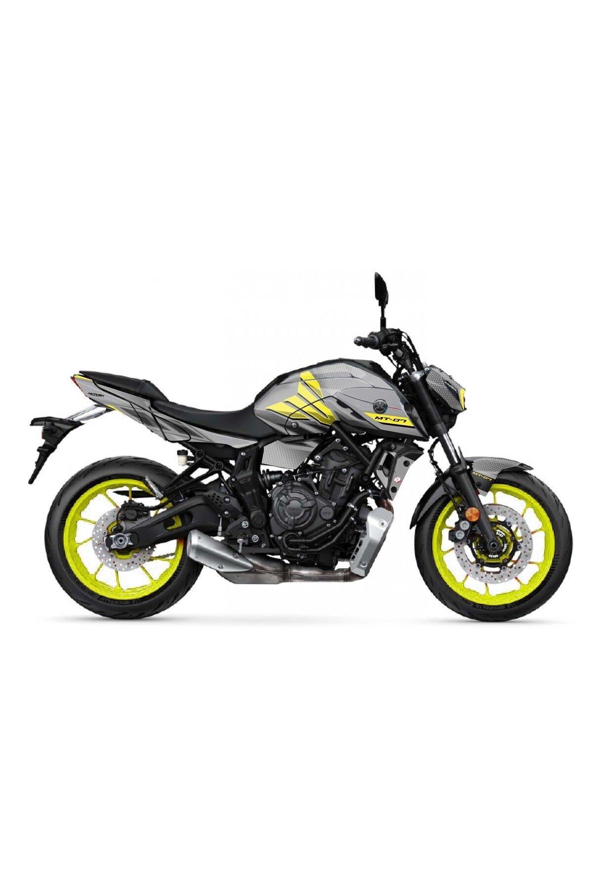 YAMAHA MT 07 2020-2024 SARI PLAYER STİCKER SET FULL BODY KIT MDL2 Uyumlu