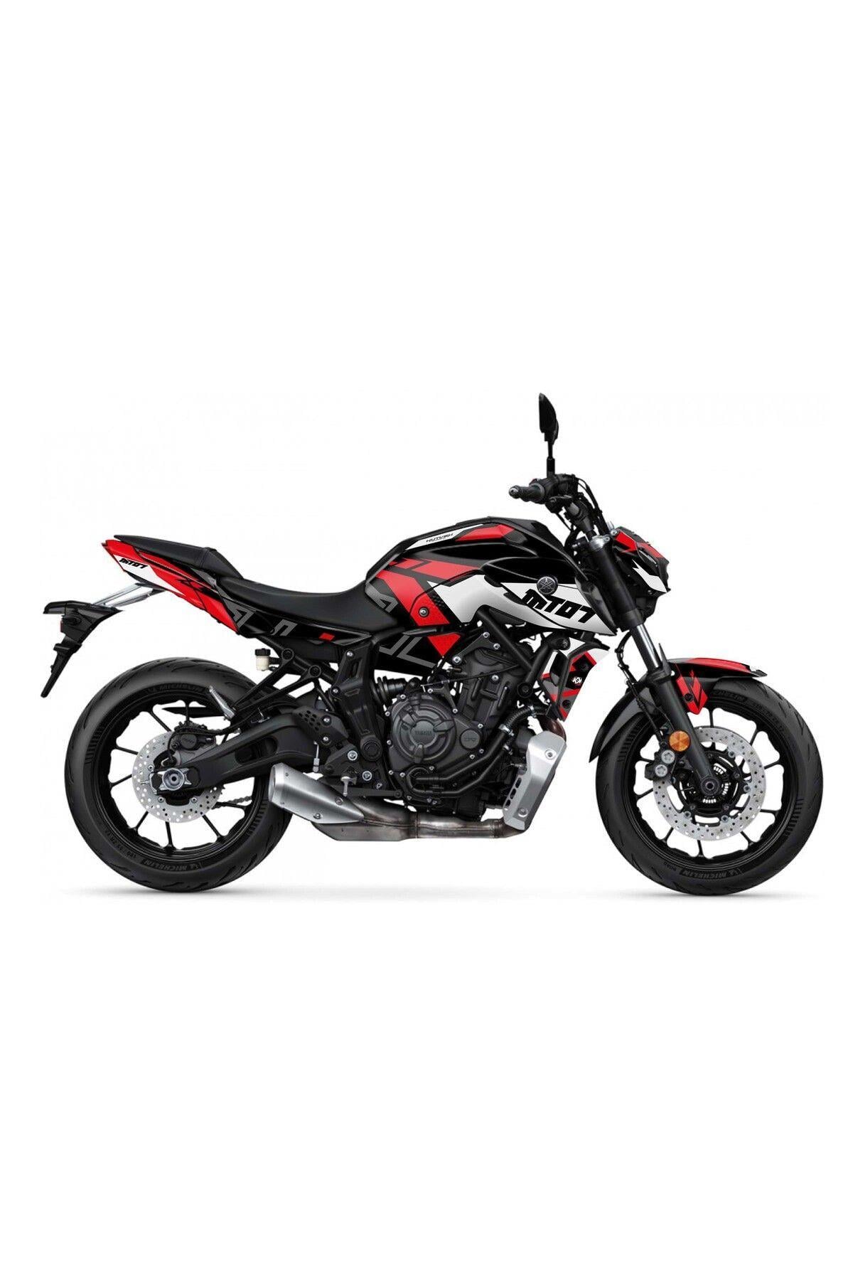 YAMAHA MT 07 2020-2024 SİYAH KARMA STİCKER SET FULL BODY KIT MDL1