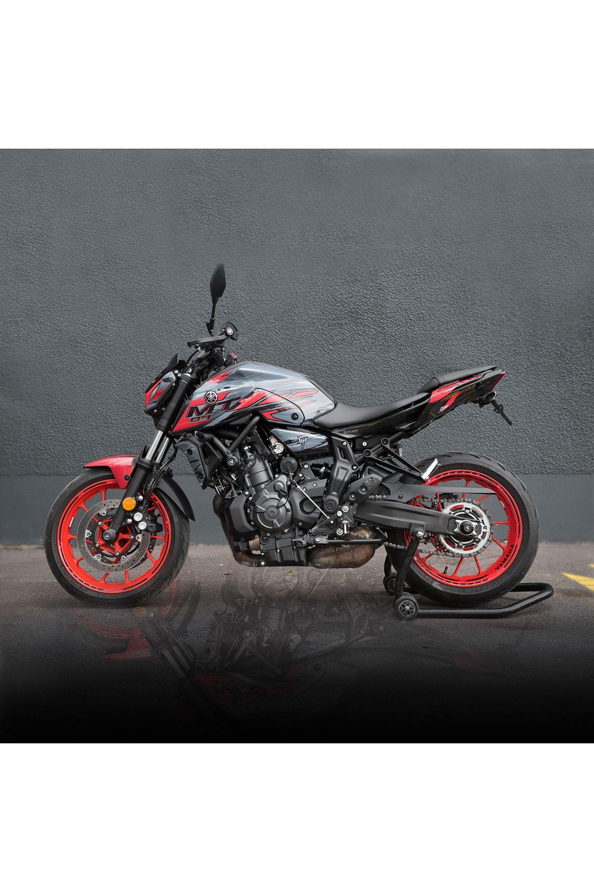 YAMAHA MT 07 2020-2024 Uyumlu ROPTIM DTY STİCKER SET FULL BODY KIT MDL2