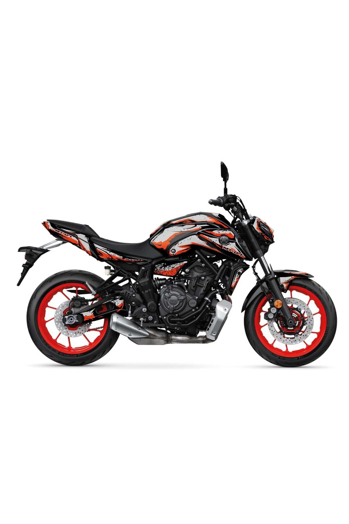YAMAHA MT 07 2020-2024 V3 CARTOON  2 GRAPHİC STİCKER KİT SET