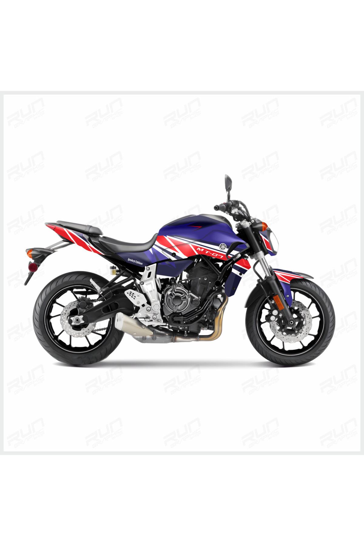 YAMAHA MT 07 CARTOON GRAPHİC STİCKER KİT SET