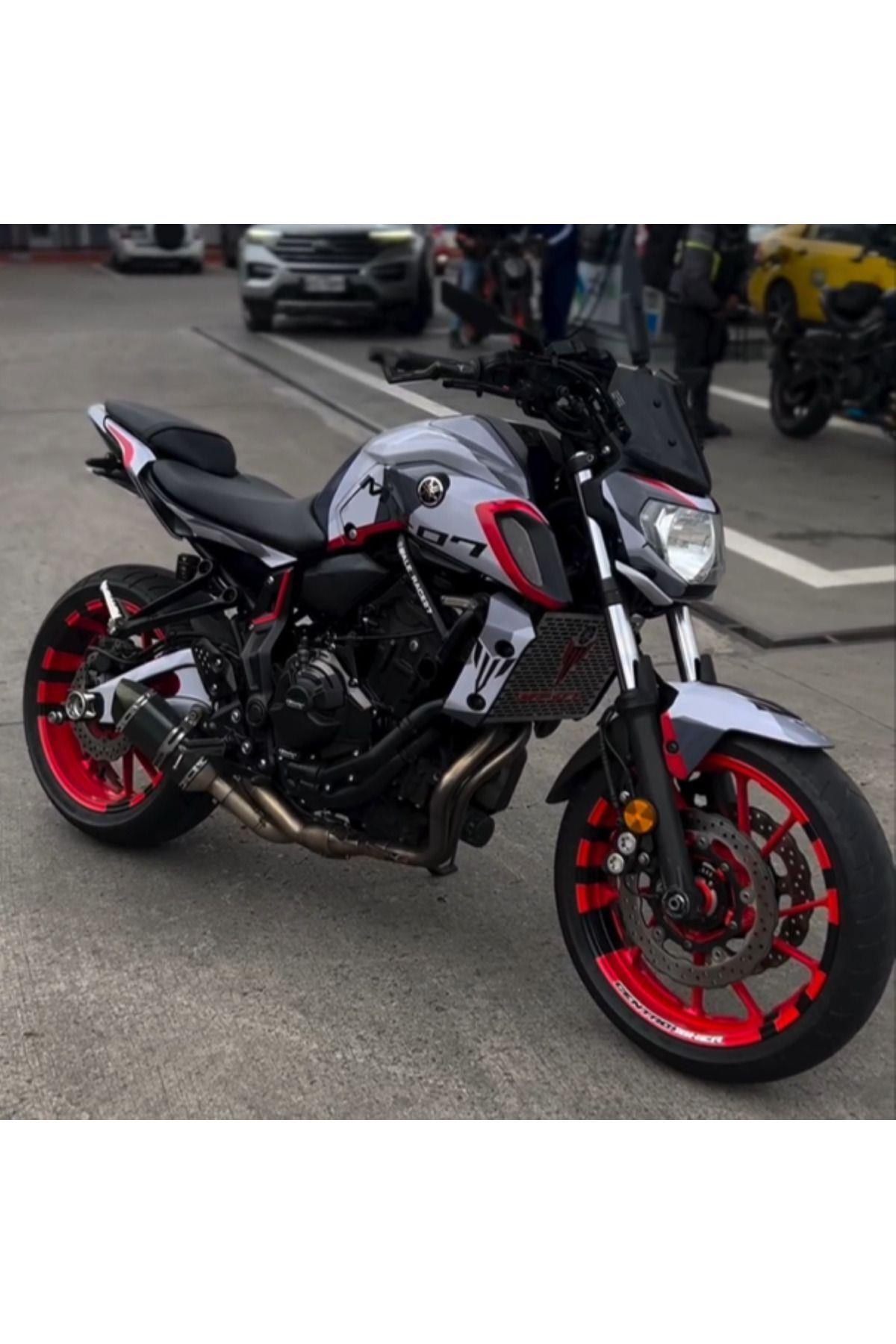 YAMAHA MT 07 DOUBLE COLOUR 2 FULL BODY STİCKER SET