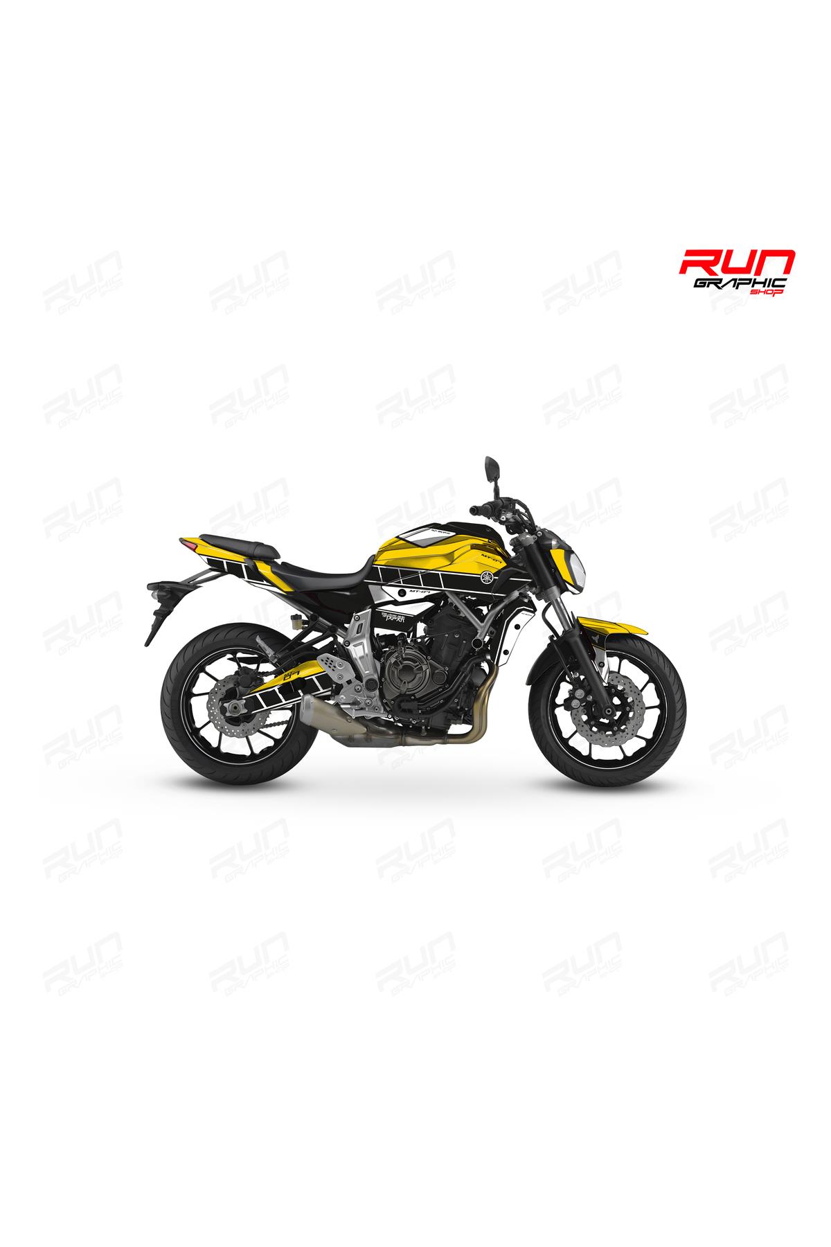 YAMAHA MT 07 GEN1 60.YIL GRAPHİC KİT STİCKER SET