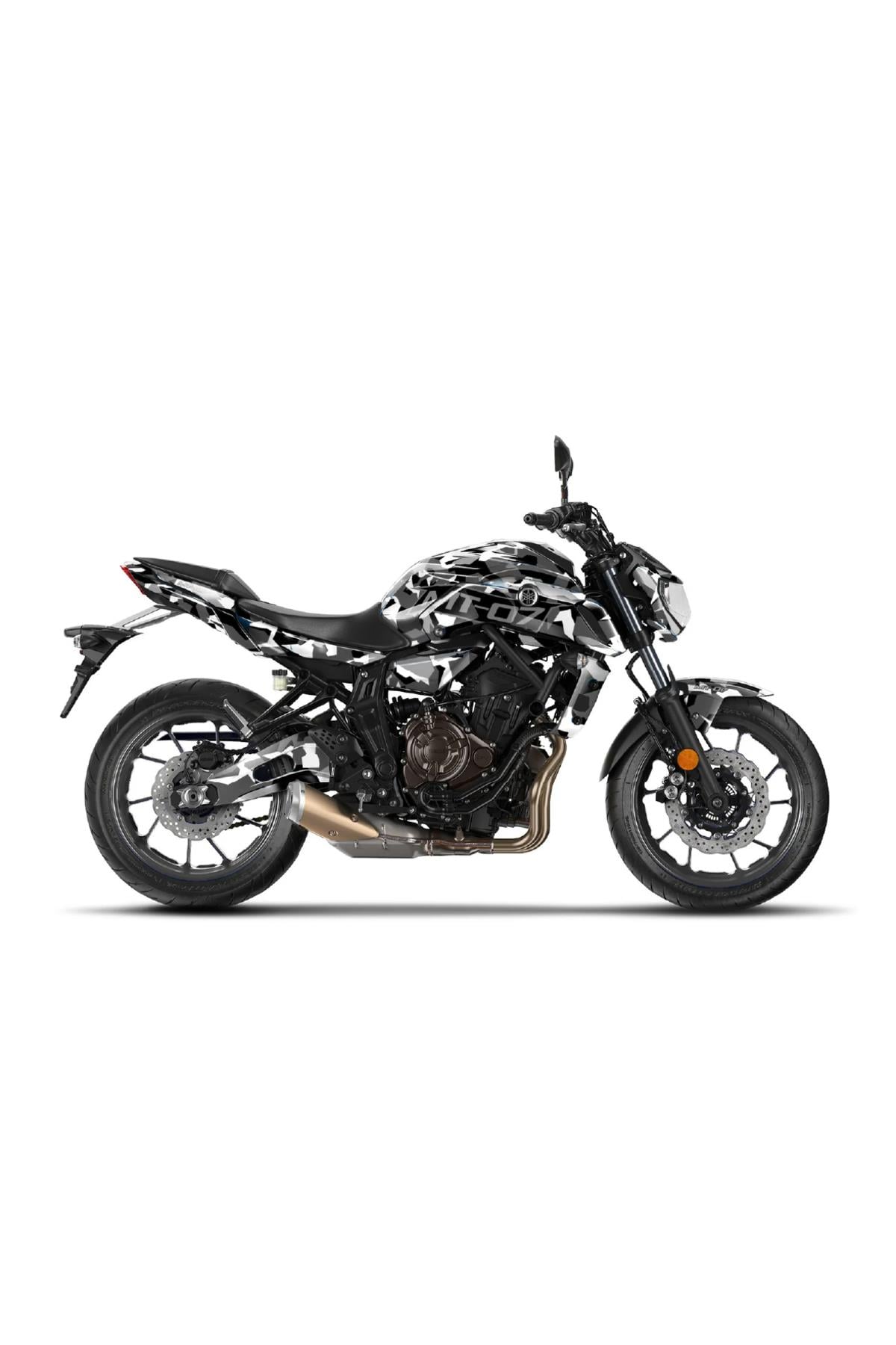 YAMAHA MT 07 GEN2 KAMUFLAJ GRAPHİC KİT STİCKER SET