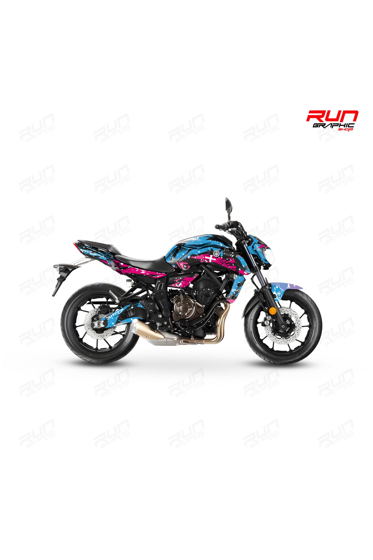 YAMAHA MT 07 GEN2 XX GRAPHİC KİT STİCKER SET