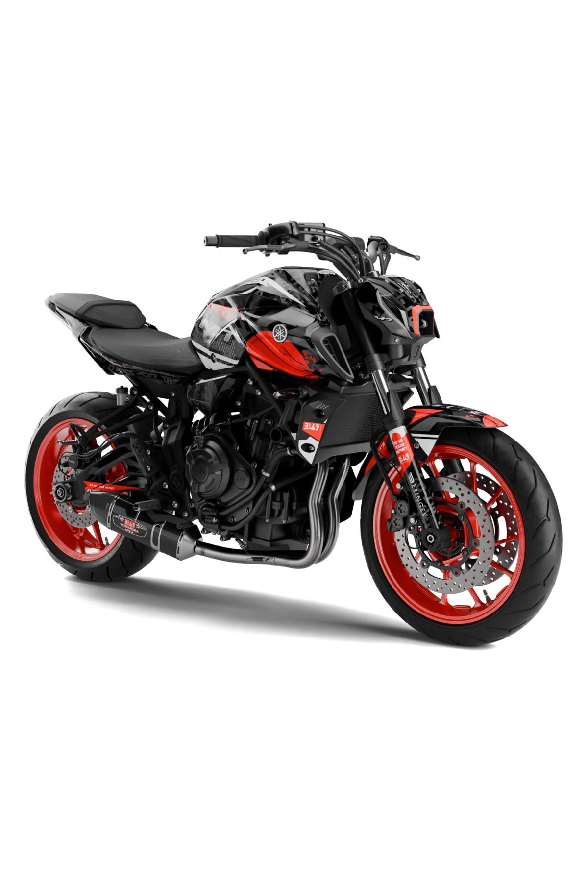 YAMAHA MT 07 GEN3 JAPAN V2 GRAPHİC KİT STİCKER SET