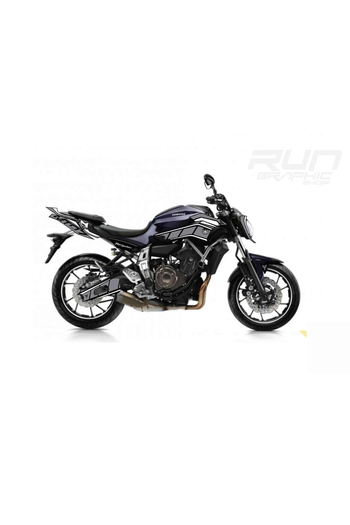 YAMAHA MT 07 MOR STİCKER SET