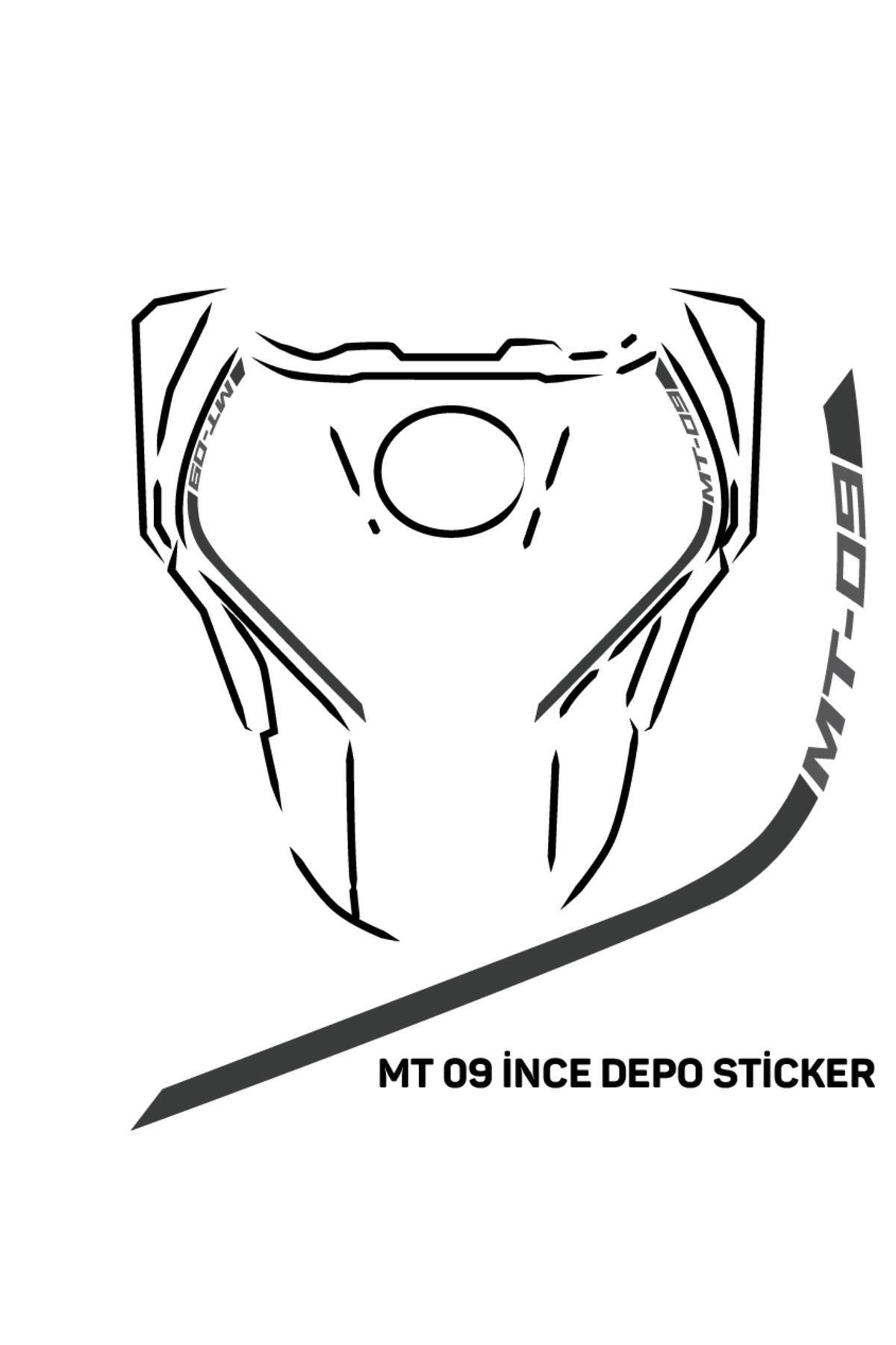 YAMAHA MT 09 2014-2019 İNCE DEPO STİCKER