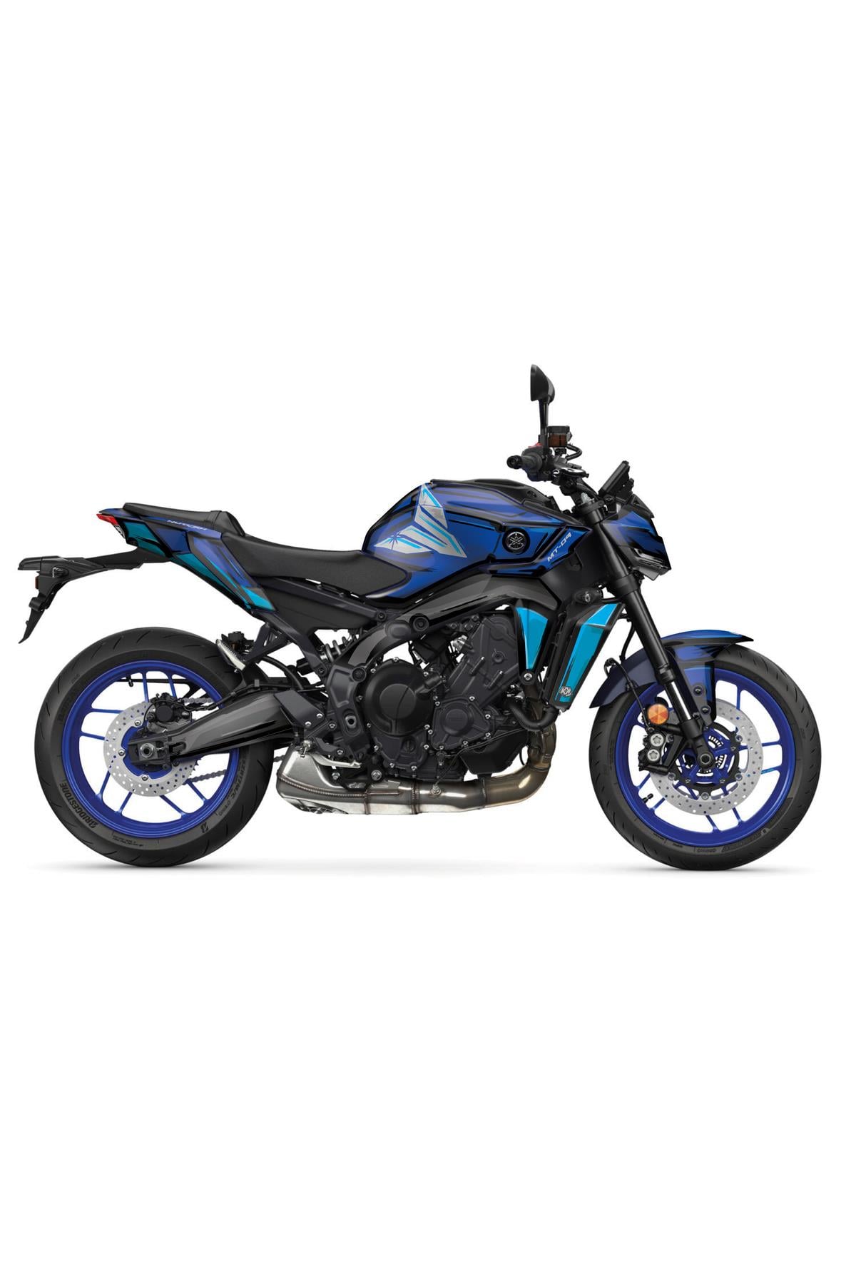 YAMAHA MT 09 GEN4 2024 CARTOON GRAPHİC STİCKER KİT SET