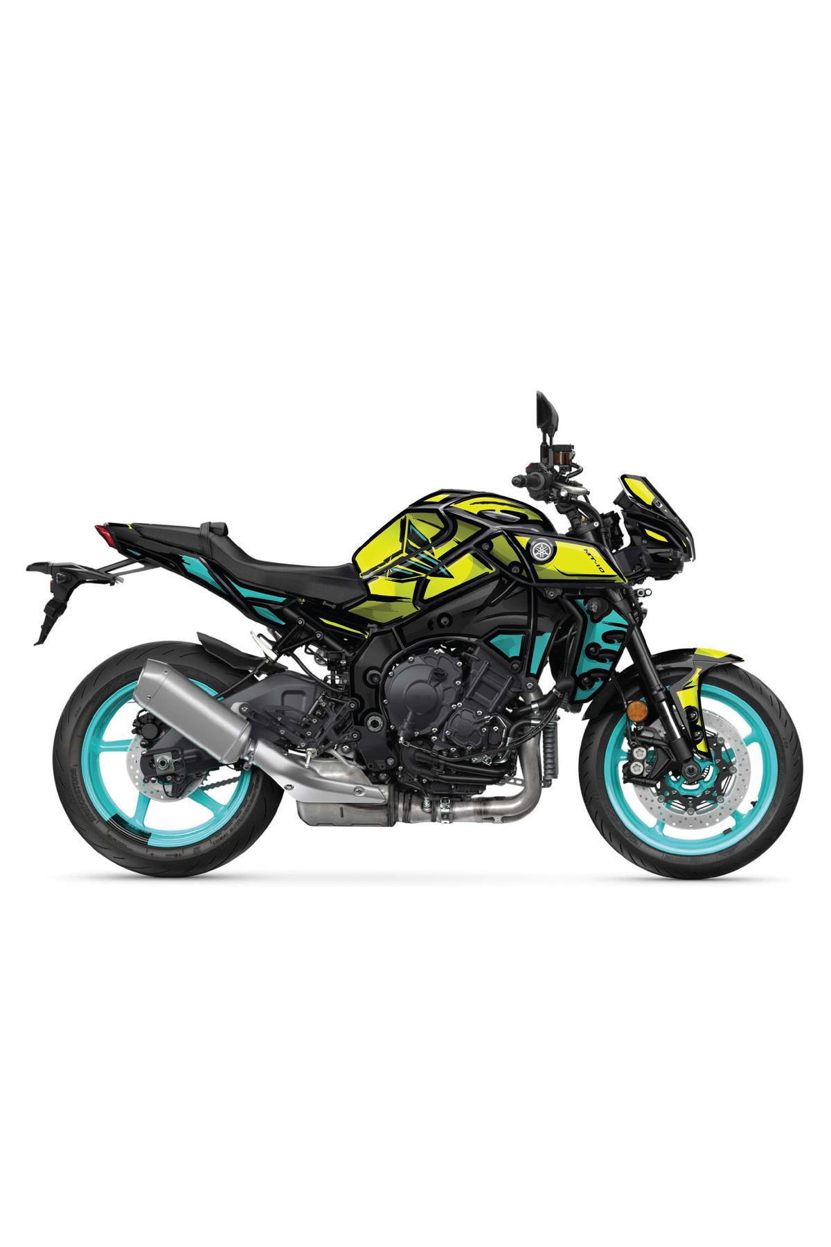 YAMAHA MT 10 2021-2025 CRTOON KAPLAMA GRAFİK SET KİT