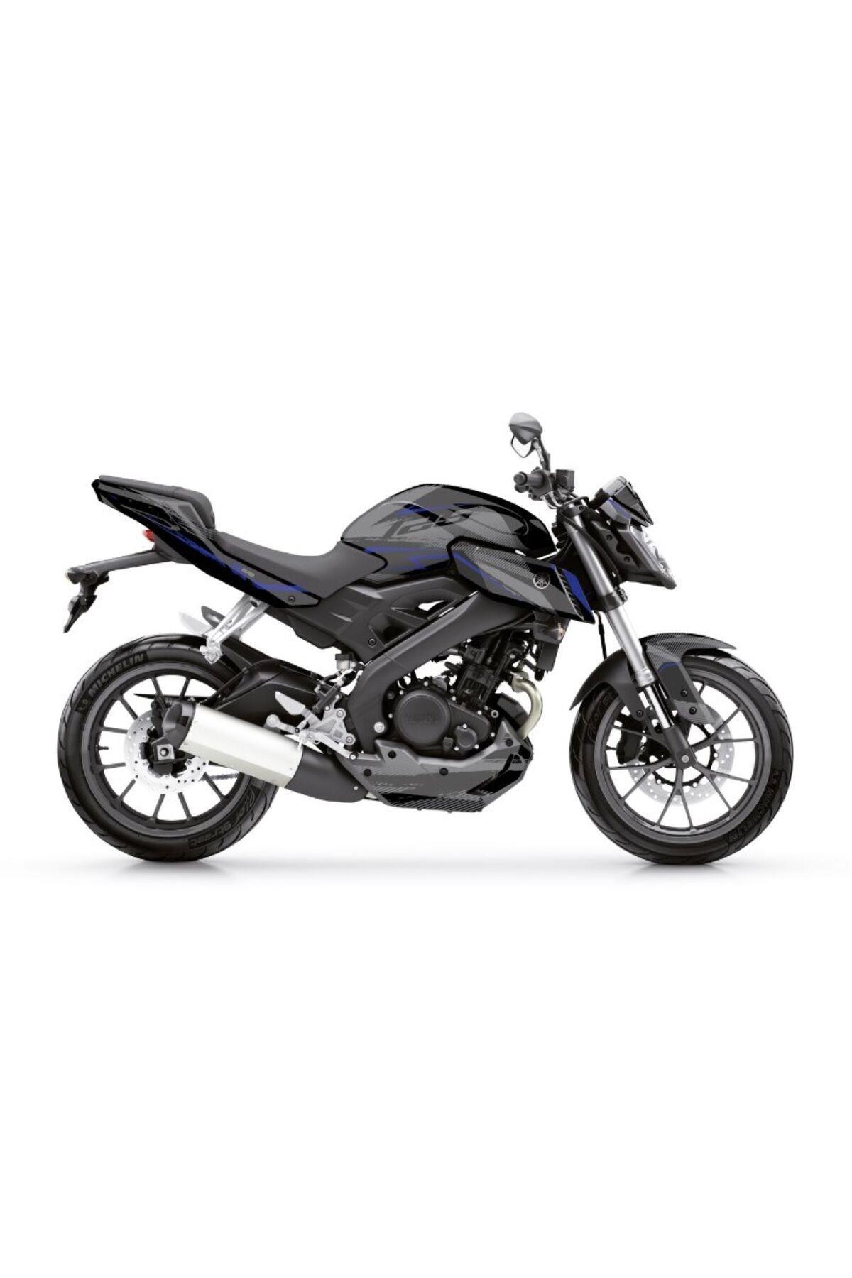 Yamaha Mt 125 Motosiklet Uyumlu Karma Sticker Set Full Body Kıt