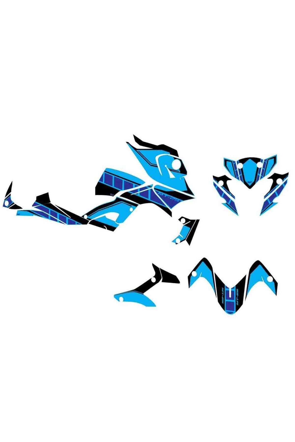 YAMAHA MT-25 2014-2018 A.MAVİ 2 STİCKER SET