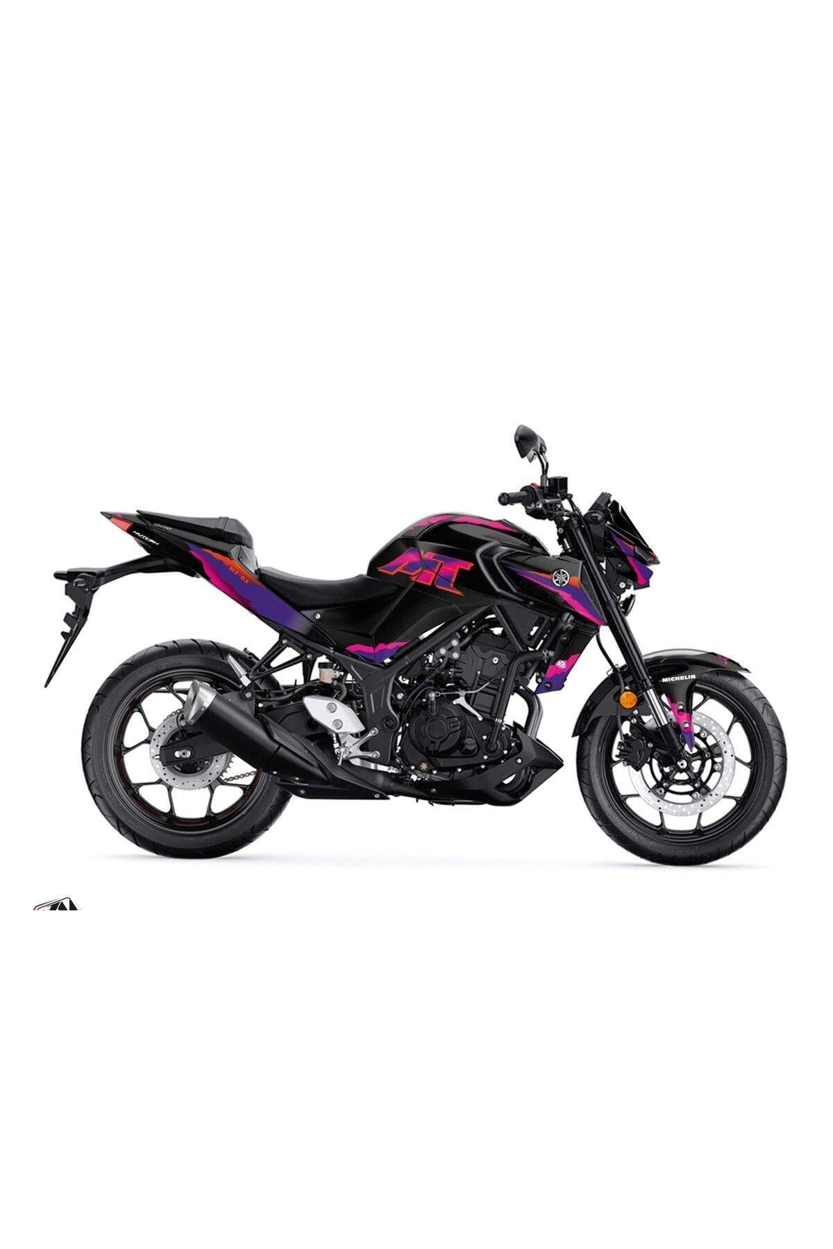 YAMAHA MT 25 2019-2024 MOR-PEMBE STİCKER SET FULL BODY KIT