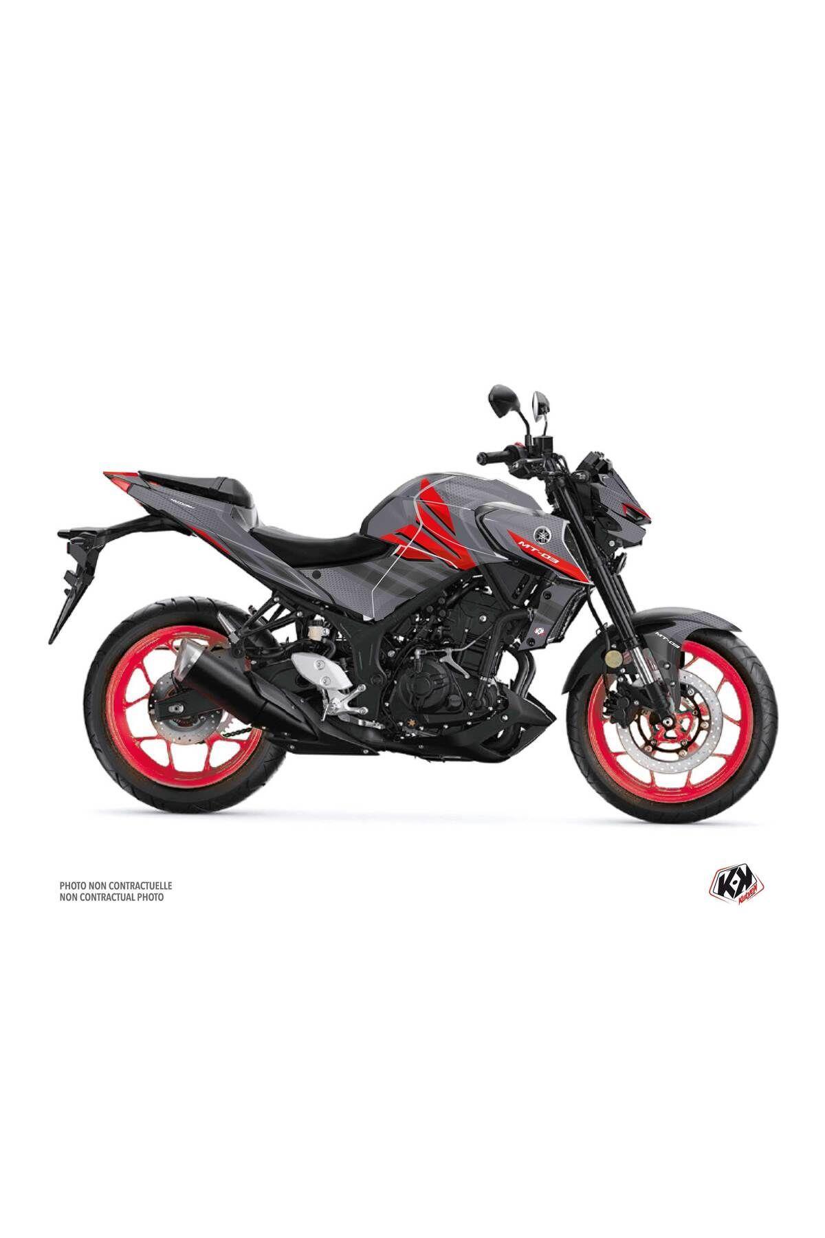 YAMAHA MT 25 2020-2023 DARK RED SPECİAL YAMAHA FULL STİCKER SET BODY KİT Uyumlu