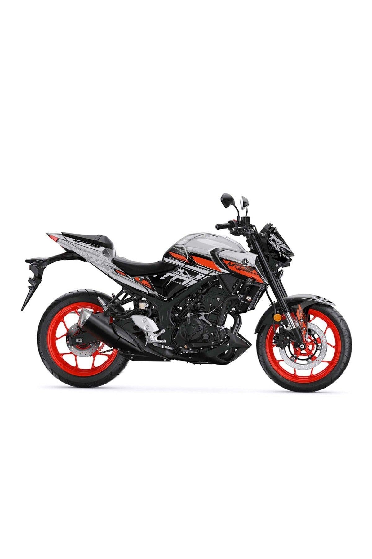 YAMAHA MT 25 2020-2023  Uyumlu GRİ COMİC FULL STİCKER SET BODY KİT